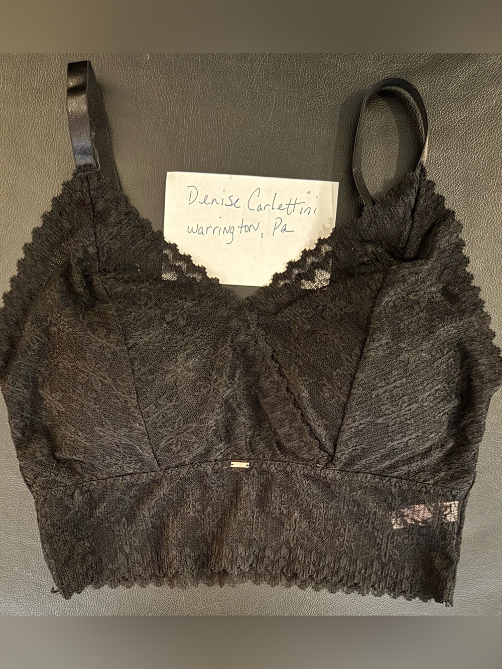 JADY K NWOT. Bra/ Bralette. Black. Size LG/XL